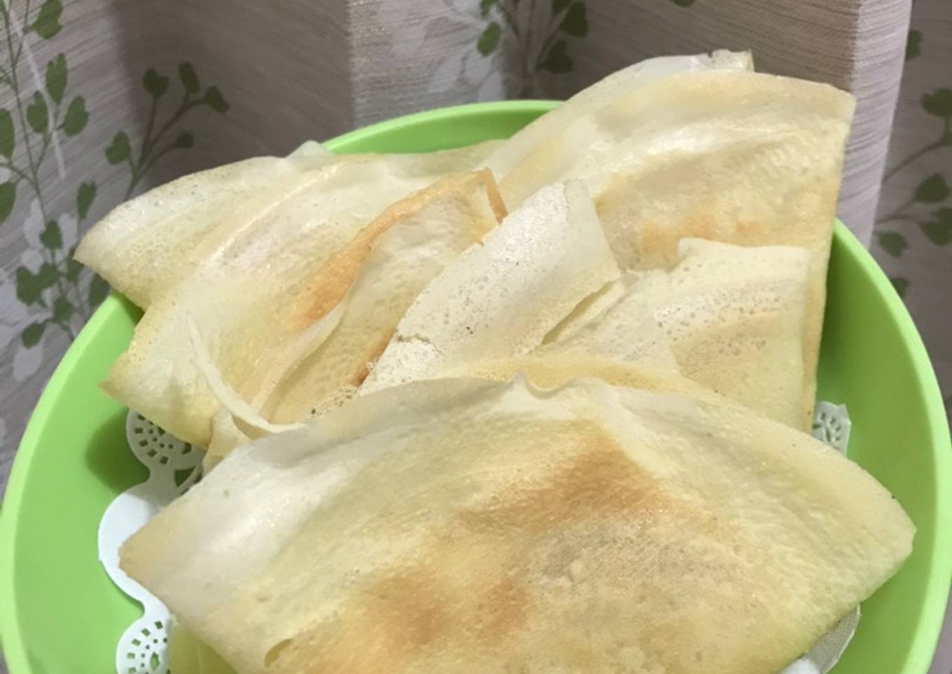 Bagaimana Menyiapkan Crepes crispy teflon (kue leker) yang Menggugah
Selera