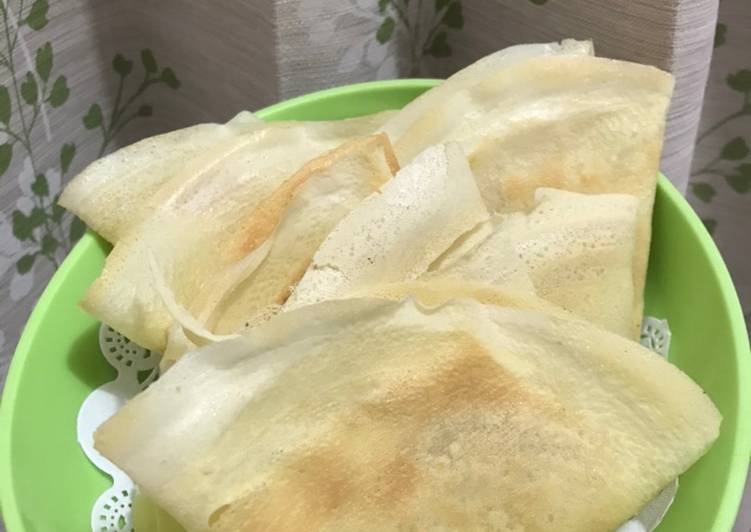 Resep Crepes Crispy Teflon Kue Leker Anti Gagal Kreasi Masakan