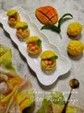 Choux au Craqueline with Fresh Mango