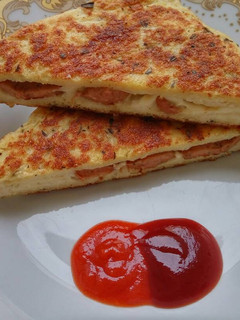 Foto resep Roti Panggang Sosis Keju (Savoury Toast)