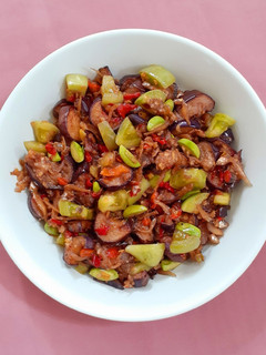Foto resep Tumis Terong Teri Terasi Pedas