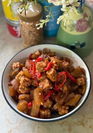 Foto resep Oseng Kikil Tempe
