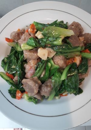Foto resep Tumis Sayur Cuciwis campur Bakso