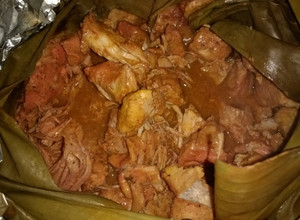 Una foto de Cochinita pibil en olla express