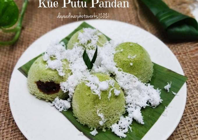 Kue Putu Pandan (tanpa bambu)