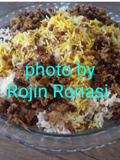 عکسی از دستور عدس پلو