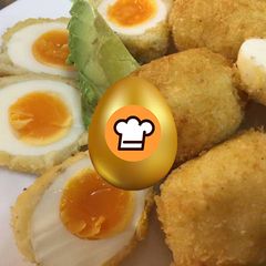 A picture of Potato Scotch Egg.