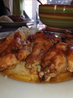 Una foto de Pollo asado en salsa barbecue express