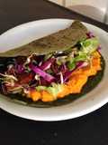 Crepes de acelga con relleno raw