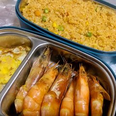 A picture of Prawn Fried Rice.