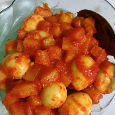 Recipe Appetizing Udang Sambal Telur Puyuh Tasty Recipes Club