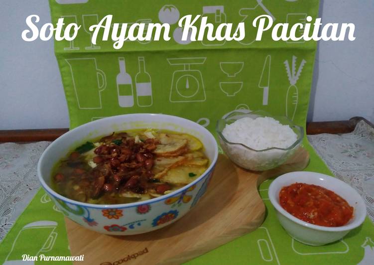 Resep Soto Ayam Khas Pacitan, Enak Banget