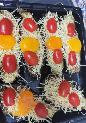 Una foto de Berenjenas rellenas