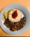 Carne molida con arroz 🍚
