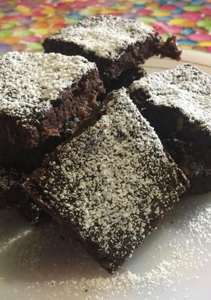 Una foto de Brownies de coliflor