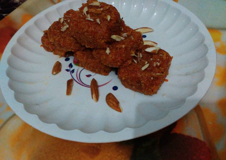 Carrot Almond Burfi