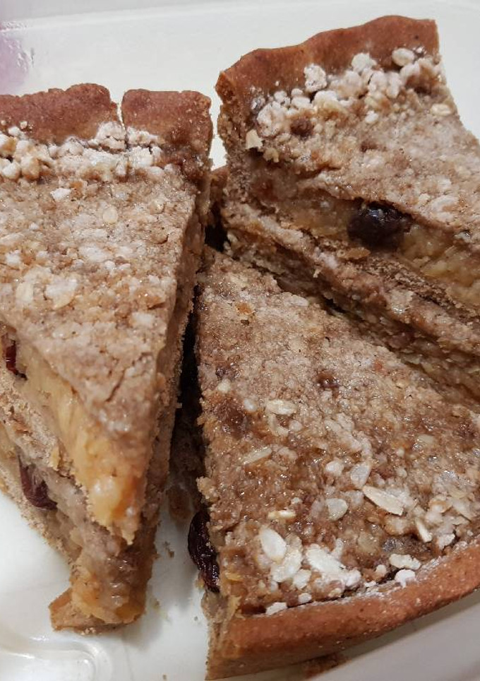 Una foto de Tarta de manzana saludable