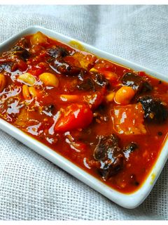 টোম্যাটো - আমসত্ত্ব - খেজুর এর চাটনি (tomato aamsatwa khejurer chatni recipe in Bengali) রেসিপির প্রধান ছবি