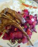 Ensalada rusa con cordero ala olla