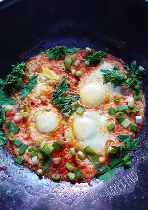 Foto resep Shakshuka (North African Pouch Eggs)