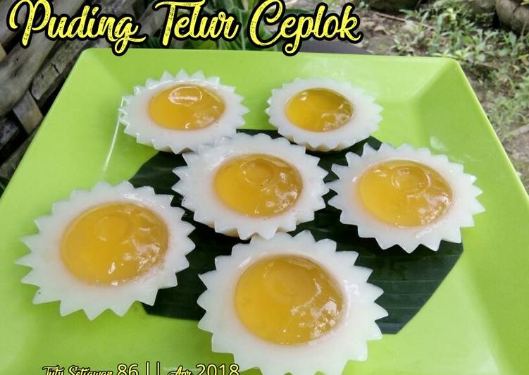 Puding Telur Ceplok