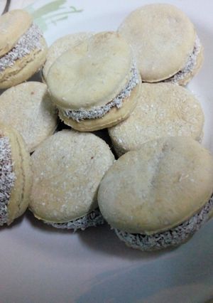 Una foto de Alfajores de Maicena sin azúcar ni manteca