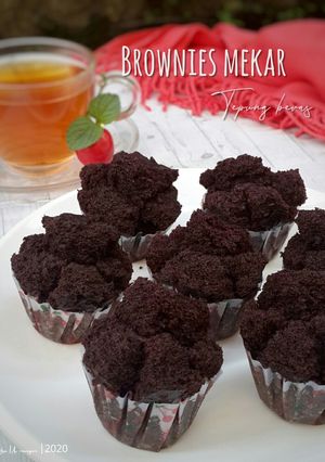 Foto resep Brownies mekar tepung beras (eggless)