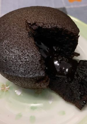 氣炸鍋♥熔岩巧克力蛋糕 的食譜成品照片