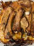 Costine BBQ e senape al miele al forno