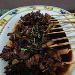 A picture of Sate Jamur Tiram.