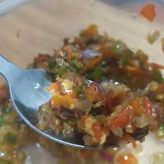 A picture of Sambal bawang merah (tanpa uleg).