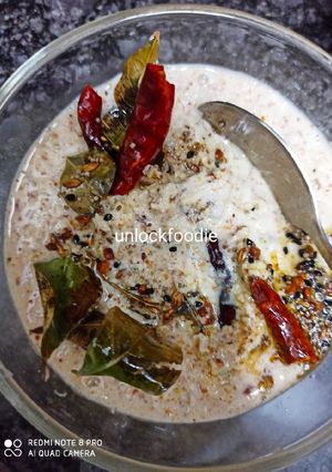 A picture of Coconut, Peanuts mix Chutney.