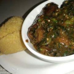 A picture of Ghana okro light soup#Abujamoms #Abjmoms.