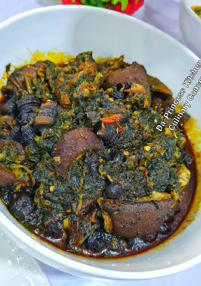 A picture of Afang Soup 🍲.