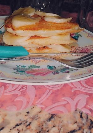 صورة لوصفة بان كيك 😋
