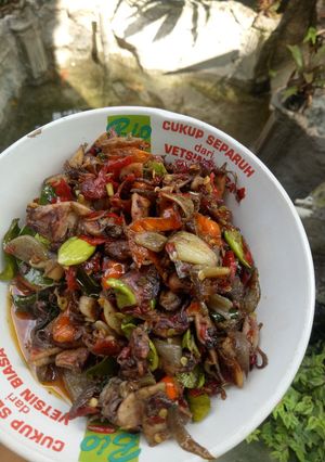 Foto resep Cumi asin pete