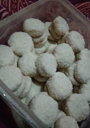 Foto resep Kue kering putri salju no mixer no oven alias pakek teflon