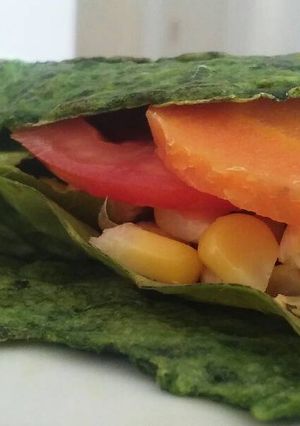 Una foto de Tacos vegetarianos