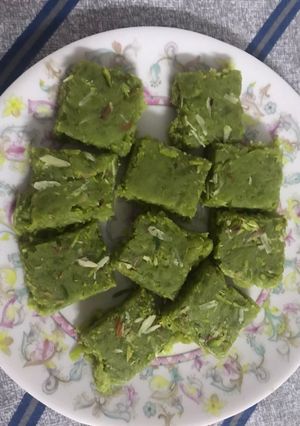 A picture of Lauki ki Burfi.