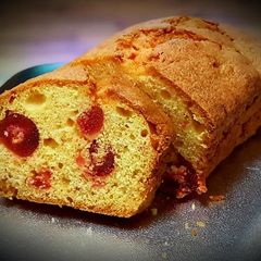 A picture of Cherry Loaf Cake.