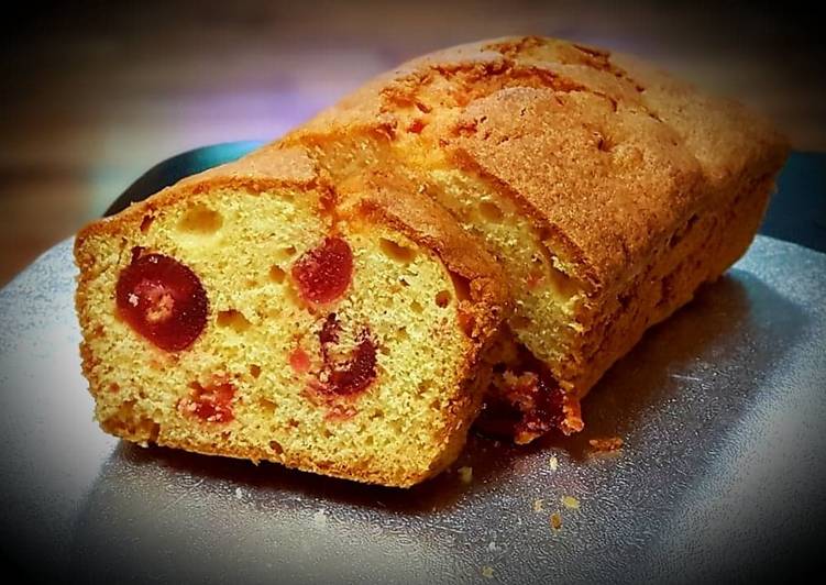 Simple Way to Make Cherry Loaf Cake