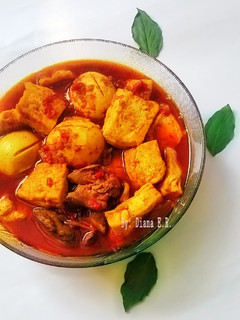 Foto resep Tahu Telur Masak Habang / Merah