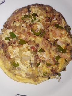 Una foto de Tortitas de huevo y camarones🦐