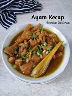 Foto resep Ayam Kecap Topping Mi Ayam