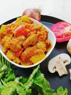 কড়াই মাশরুম (kadhai mushroom recipe in Bengali) রেসিপির প্রধান ছবি