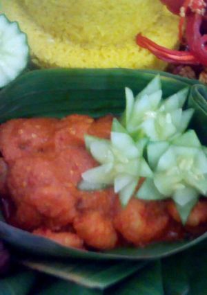 Foto resep Udang Balado (Lauk Untuk Tumpeng)