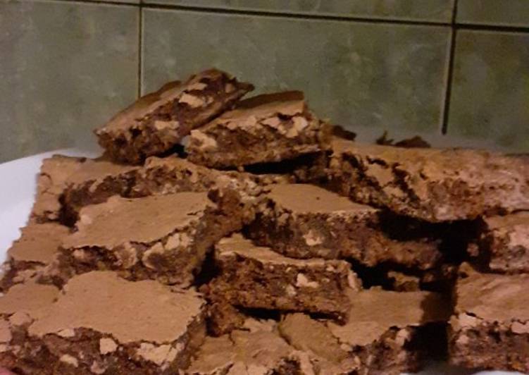 Postre de chocolate - brownies