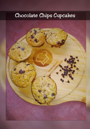 A picture of Chocolate Chips Cupcakes.