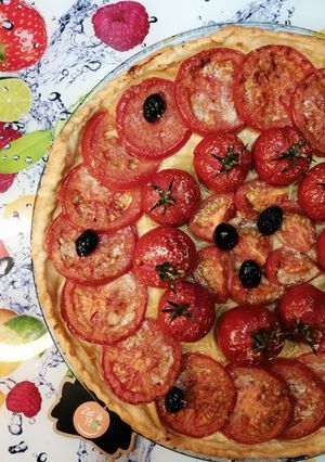 Une photo de 🍅Tarte à la tomate