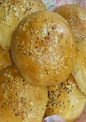 صورة لوصفة صمون البركر بالبيت